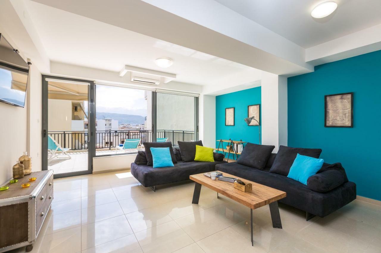 Central Luxury Lofts Chrissi Akti Chania Exterior foto